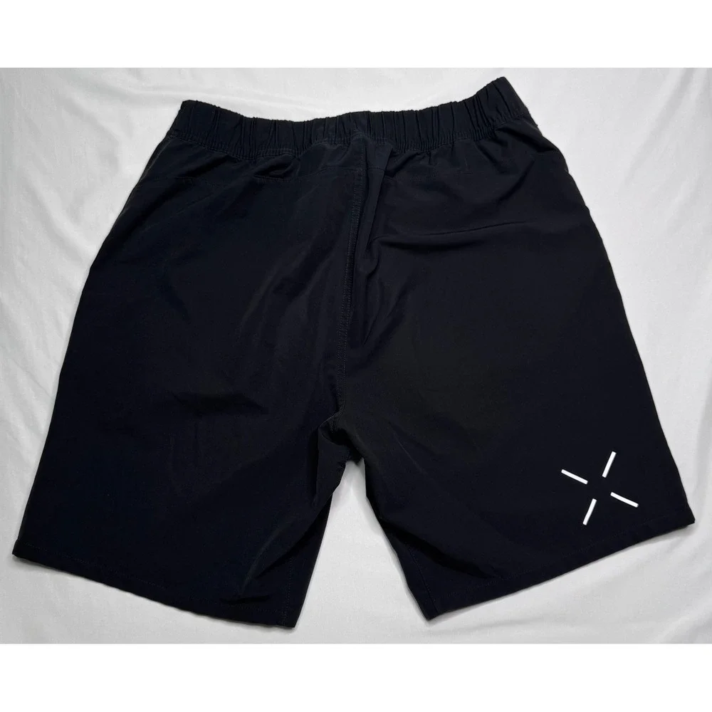 Ten Thousand Foundation Short Black 9 Inch Inseam Mens Large Training Running